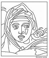 Coloring Pages Culture Arts Animated Michelangelo Coloringpages1001 Do sketch template