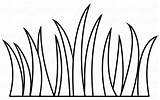 Grass sketch template