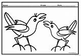 Crow Coloring Pages Views sketch template