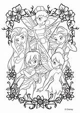 Coloring Disney Fairies Pages Printable Fairy sketch template