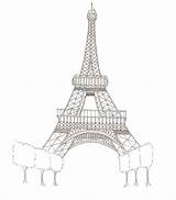 Eiffel Tower Torre Easy Drawing Drawings Coloring Pencil Sketch Para Pakistan Silhouette Transparent Pages Minar Colorear Template Printable Draw Rachel sketch template