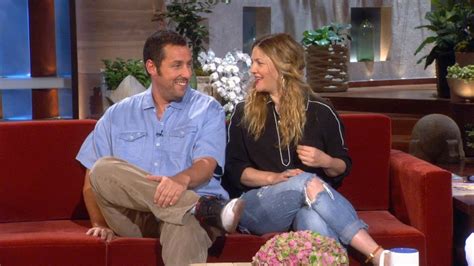 adam sandler on kissing drew barrymore in front of his wife youtube