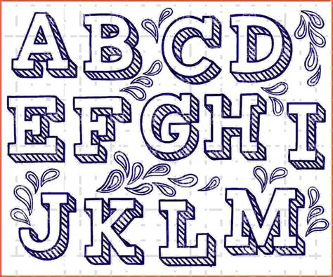 bubble lettering fonts  letter templates