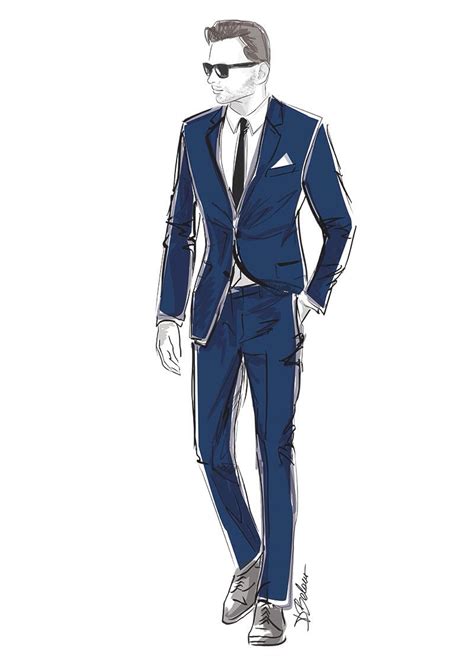 draw  man  suit    draw