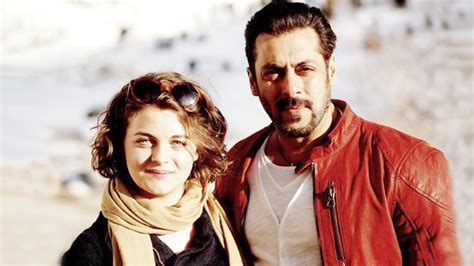 Salman Khan With Austrian Actress Ronja Forcher On Tiger