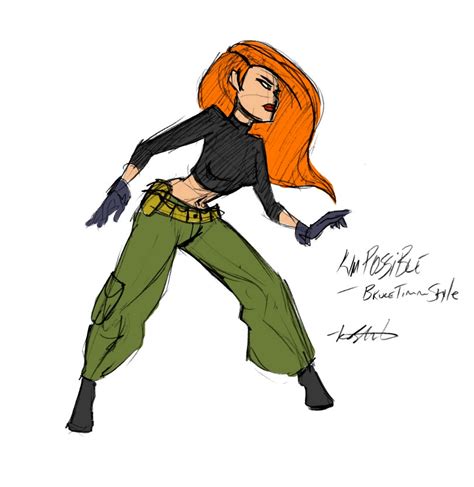 Kim Possible Bruce Timm Style By Sapphicspencil On Deviantart
