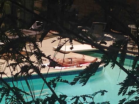 My Neighbor Elle Sunbathing Topless In Thong 35 Pics Xhamster