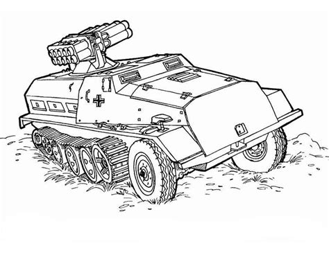 army vehicles pages coloring pages