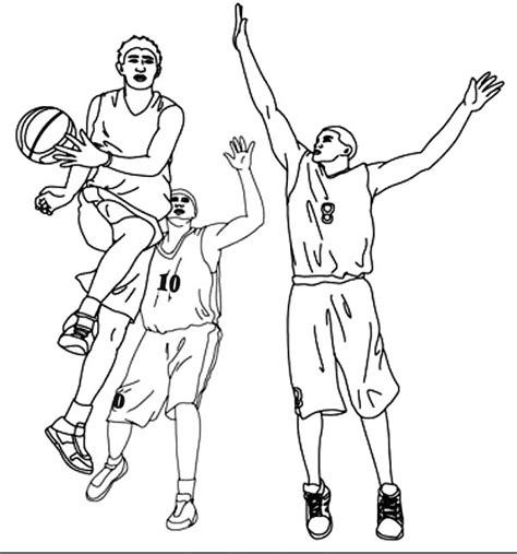 basketball player coloring pages  getcoloringscom  printable