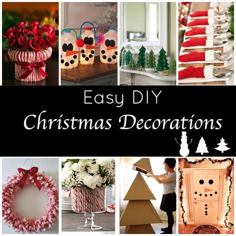 cute  easy diy holiday decorations   festive home