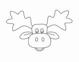 Elch Kostenlos Ausmalbilder Moose Ausdrucken Malvorlagen Drucken sketch template
