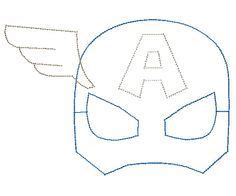 captain america mask coloring page    buttercream transfer