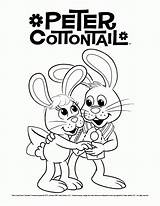 Peter Cottontail Coloring Easter Pages Comes Hop Sheets Book Bunny Colouring Printable Sheet Kids Dvd Review Valentine Cartoon Therapy Color sketch template