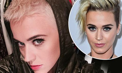 katy perry looks dramatically different with buzz cut daily mail online