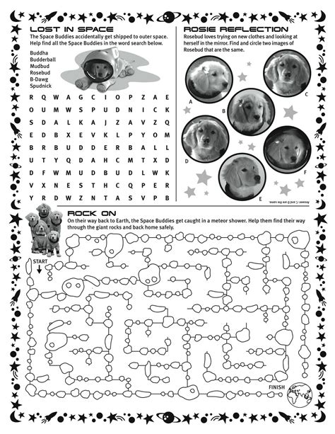 childrens activity sheets  print wendelina