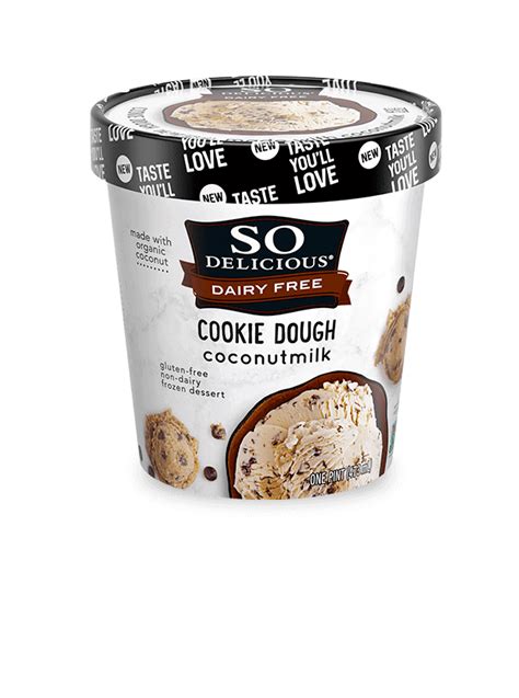 Cookie Dough Coconutmilk Frozen Dessert So Delicious Dairy Free