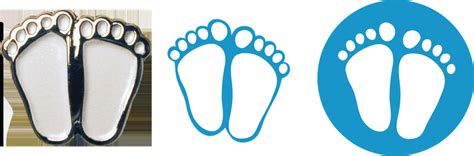 basic feet  toes outline easy  quick  graphic design