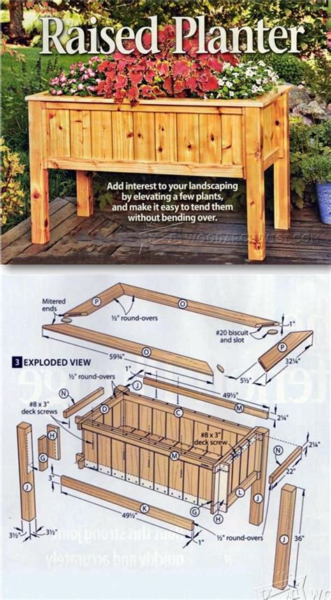 Flower Planter Plans Outdoor Plans And Projects