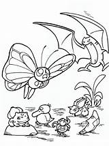 Pokemon Butterfree Colorir Desenhos Colorat Pokemons Fluturasi Animale P65 Personagens Imagini Planse Primiiani Desene Coloringhome Desenhosde Diversos sketch template