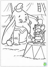 Dumbo Coloring Dinokids Pages Close Coloringdisney Disney sketch template