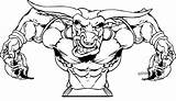 Bulls Coloring Bull Mascot Chicago Pages Football Logo Clipart Mascots Nfl Decals Decal Drawing Sticker College Cliparts Line Getdrawings Artwork sketch template