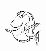 Dory Nemo Coloring Pages Finding Happy sketch template