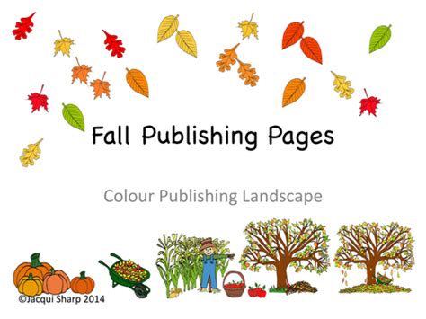 fall  autumn graphics  publishing package teaching resources