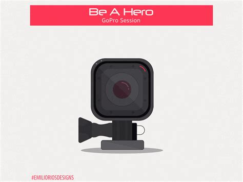 gopro illustration  emilio rios designs  dribbble