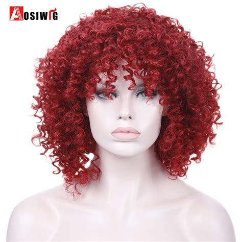 Synthetic Synthetic Hair Short Kinky Curly Afro Wigs Costumes Party