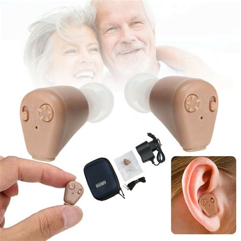 hearing assist rechargeable digital hearing aid adjustable volume mini
