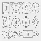 Keyhole Escutcheon Patterns Craftsmanspace Pattern Category sketch template