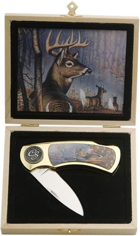 White Tail Deer Collectable Pocket Knife Best Deals On The Internet