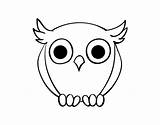 Owl Night Coloring Coloringcrew sketch template