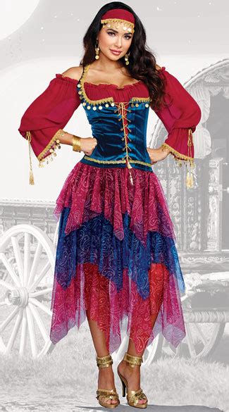 alluring gypsy costume sexy street dancer costume