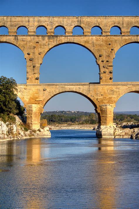 The Pont Du Gard Aqueduct Bridge Masterpiece Of Ancient