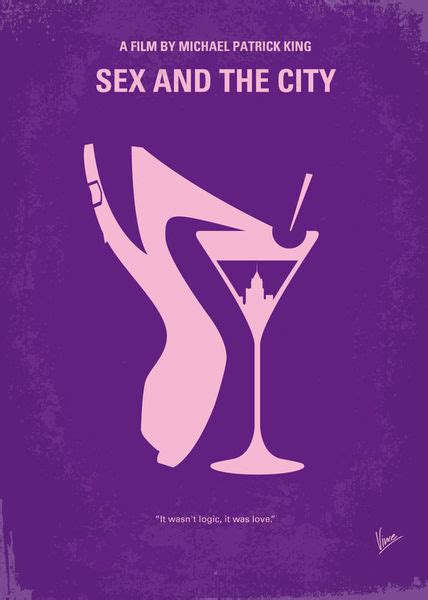 no308 my sex and the city minimal movie poster graphic illustration