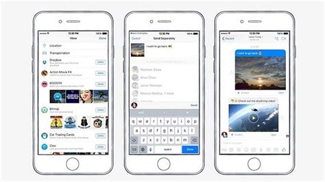 facebook messenger adds dropbox support chat heads