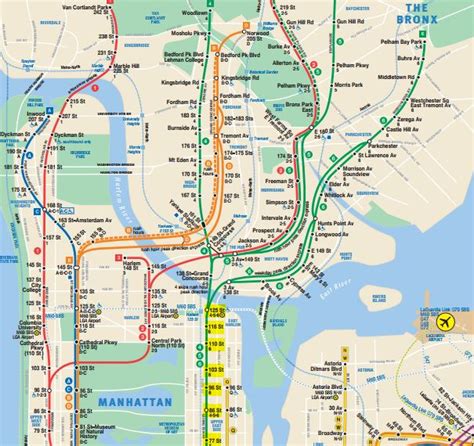 Mta Subway Map Bronx Time Zones Map