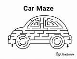 Maze Mazes Museprintables Puzzles Worksheet Racecar sketch template