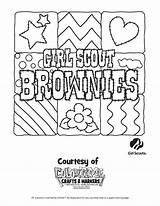 Scout Coloring Girl Brownie Pages Printable Color Getcolorings Trefoil Popular Template sketch template