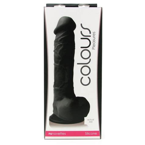 colours pleasure dong 5 black sex toys at adult empire