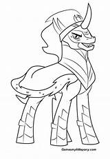 Mlp Sombra Gamesmylittlepony sketch template