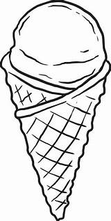 Ice Cream Cone Coloring Drawing Printable Clipart Kids Clip Pages Colorear Color Chocolate Cliparts Tableta Clipartbest Scoop Drawn Waffle Clipartmag sketch template
