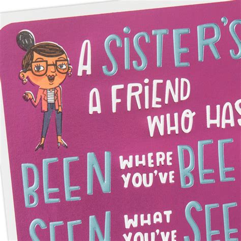 sisters  friend funny birthday card greeting cards hallmark