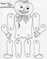 Halloween Kids Paper Crafts Puppet Bricolage Color Google Dolls Articulated Activities Arts Jointed Coloring Craft Pages Doll Drive Diy Pumpkin sketch template