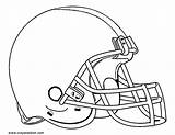 Football Coloring Helmet Pages Crayon Action sketch template