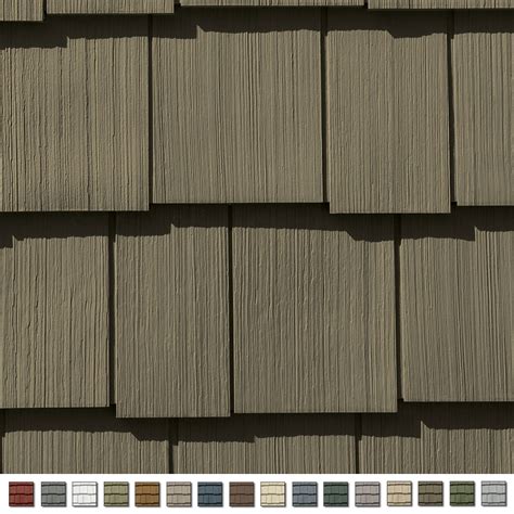 Cedar Impressions Double 7in Staggered Perfection Shingle Siding 1 2
