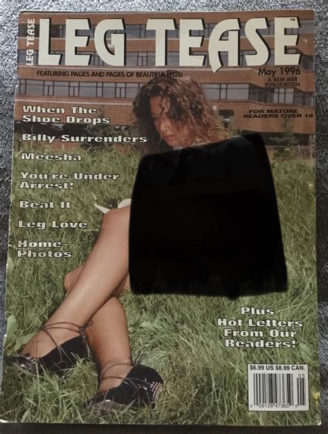 leg tease may 1996 magazine etsy