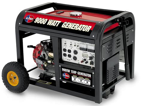 power america  watt peak hp generator  mobility kit  home depot canada
