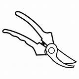 Tools Coloring Pruning Repair Scissors Worksheets Kids sketch template